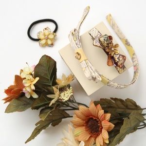 FALL FLORAL Hair Accessories - Set of 3